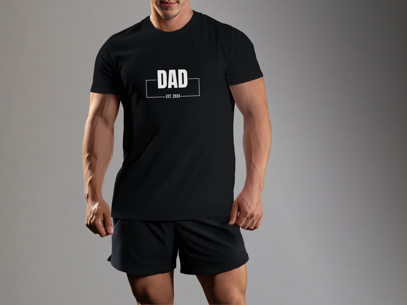 DAD Est. 2024 Shirt, Dad Established 2024 Shirt, Dad Shirt, Dad 2024