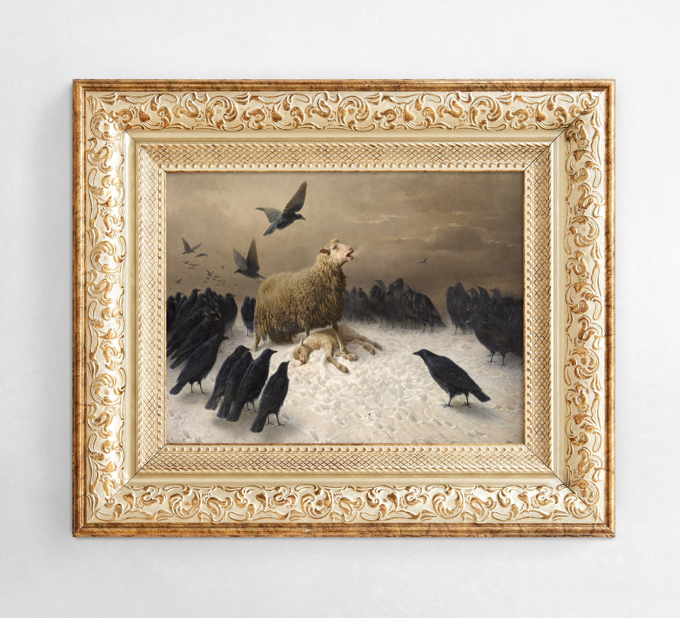 Anguish | August Friedrich Schenck | Dark Victorian Pastoral