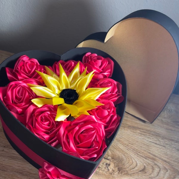 Eternal Ribbon Roses Etsy