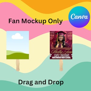 Fan Mock Up, Drag and Drop Mockup, Fan Mockup Template, Mockup, Canva Template, Topper Cap Mockup, Hand Fan Mockup, Hand Fan Template