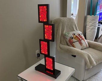 Black Stairs LED Table Lamp