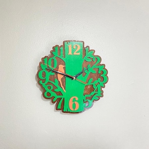 Green Tree Clock
