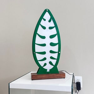 Palm Leaf Table LED Lamp
