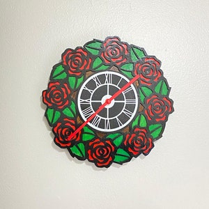 Roman Flower Clock