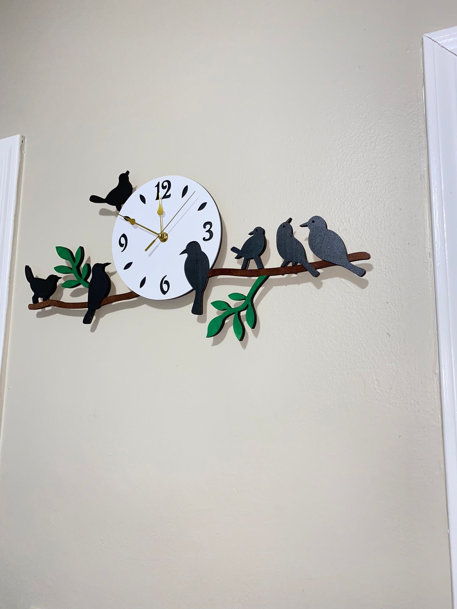 Birds Family Wall Clock