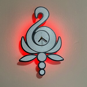 Swan LED Wall Clock