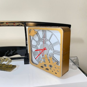 Universe LED Box Lamp Clock