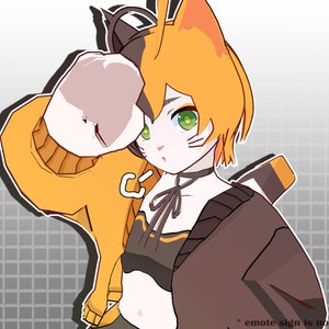 Calico Cat Girl | Premade 3D Vroid VRM Model | Streamer and Vtuber ...