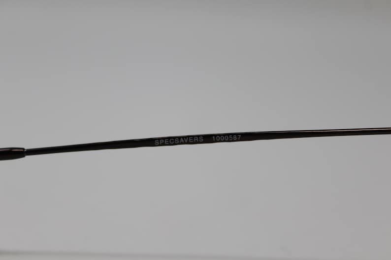 Vintage NOS Specsavers Eyewear Mod 24074001 Black Metal Eyeglasses Frames image 4