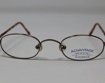 Vintage NOS Advantage Eyewear Mod Rollerblade Metal Eyeglasses Frames