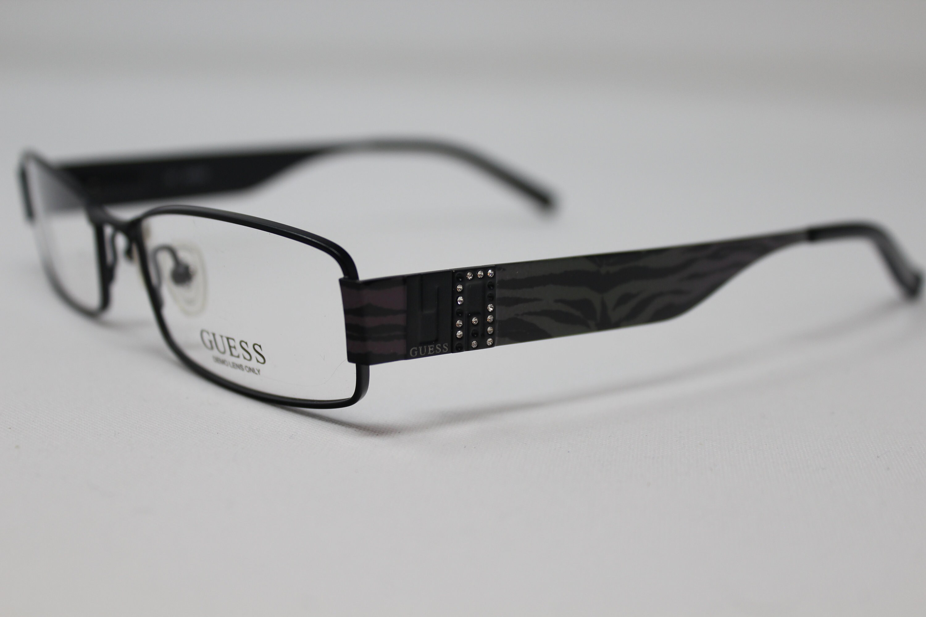 Vintage NOS Guess Eyewear Mod GU 1585ST Metal Black 