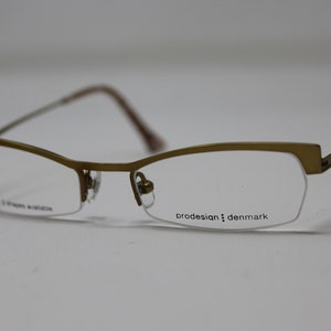 Vintage NOS Prodesign Denmark Eyewear Mod. 1332 Titanium Eyeglasses Frames
