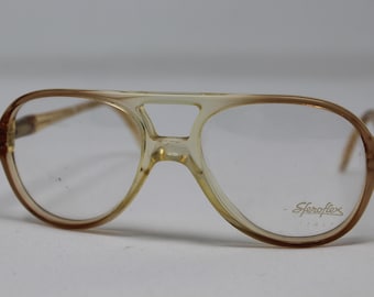 Vintage NOS Sferoflex Luxottica Eyewear Mod Smurfs 7 Plastic Eyeglasses Frames