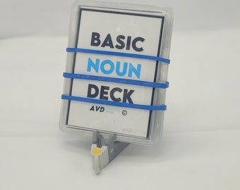 Baraja de sustantivos para autismo (DESCARGA DIGITAL) / Baraja de etiquetado receptivo y expresivo/ Comunicación visual / Terapia del habla