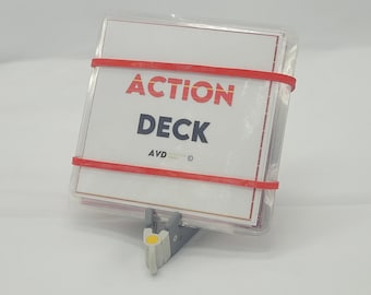 Baraja de acción para el autismo (DESCARGA DIGITAL) / Baraja de acciones receptivas / Comunicación visual / Terapia del habla