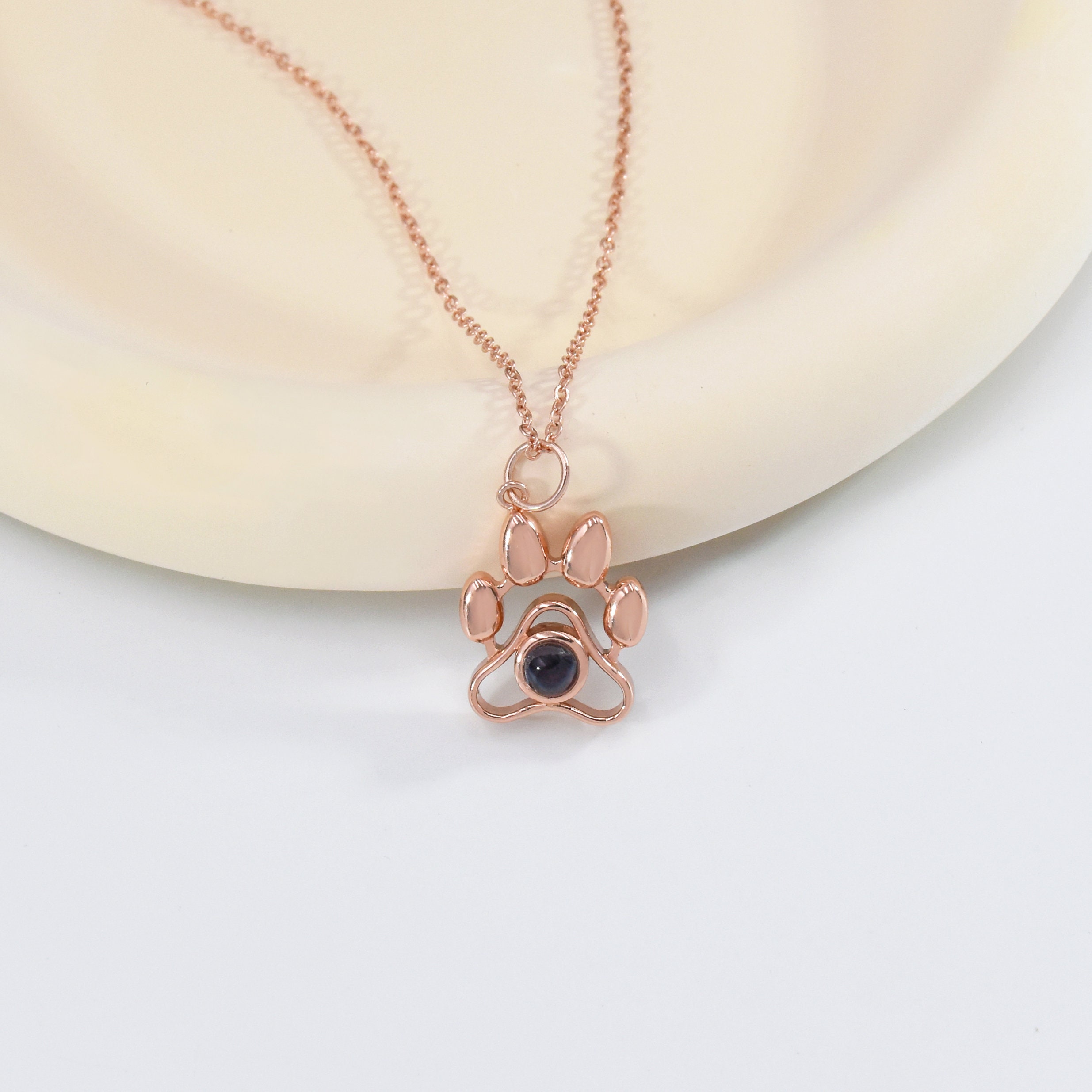 Personalised pet projection deals necklace