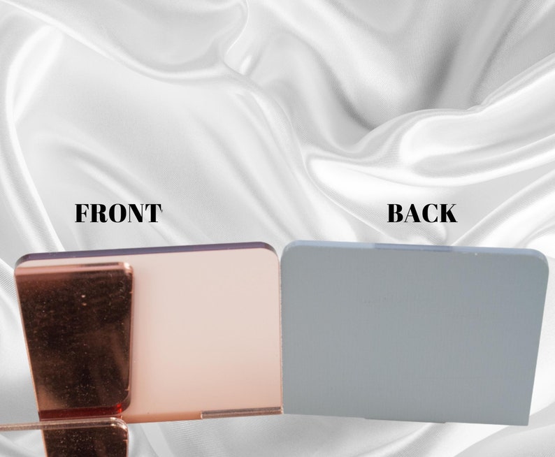 Ready 1/8 3mm Acrylic Mirror Sheets Mirror Etsy