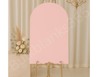 Pastel Arch Acrylic Welcome Sign – Custom Laser Engraved Sign in Multiple Colors | Wedding, Baby Shower, Birthday | Various Sizes