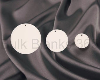 Circle Acrylic Blanks, Earring Blanks, Sublimation blanks, Sets, Double sided