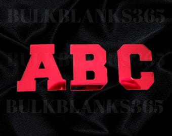 Block Mirror Letters - Acrylic Letters - Letters for Crafts - Business Sign Letters - Office Decoration - Laser Cut Letters