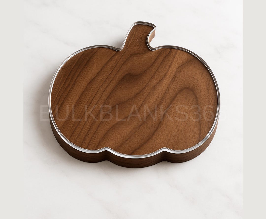 Pumpkin Cutting Board Template – 1/4” Clear Acrylic Router Guide for ...