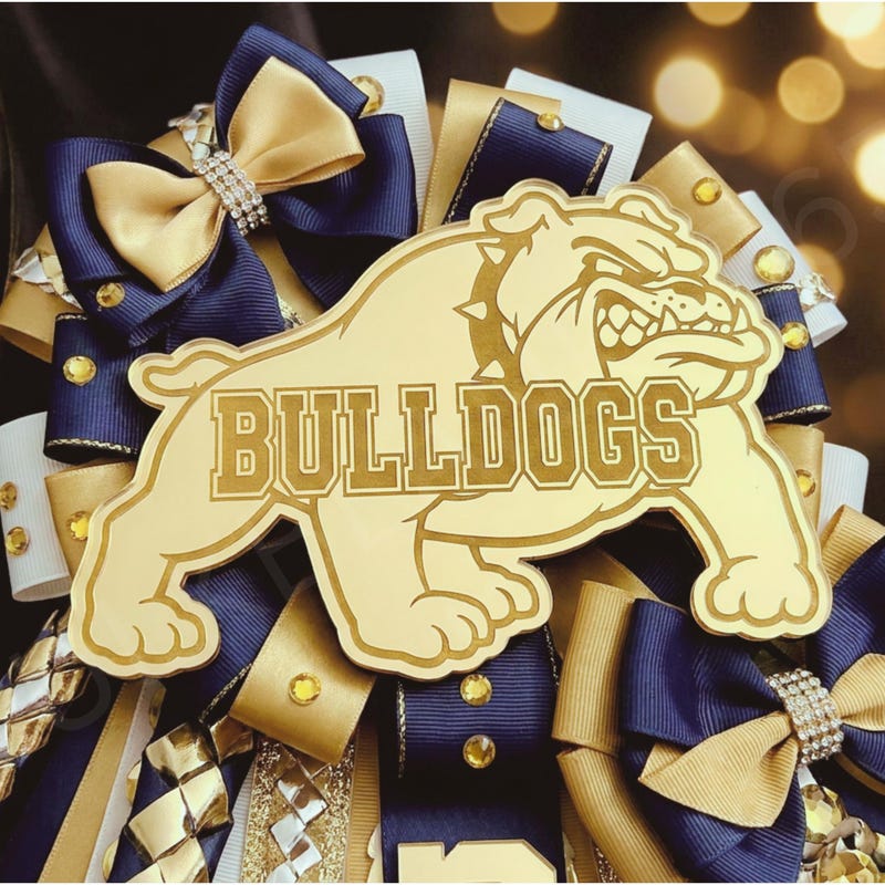 Bulldog Mascot Beads - Etsy