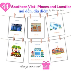 Karteikarten Vietnamesisch (süddialekt) – zum Ausdrucken | Einfache afghanische Wörter | Montessori Sprachenlernen | Studienführer Vietnamesisch