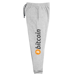 Bitcoin Unisex Joggers Athletic Heather