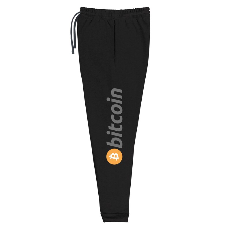 Bitcoin Unisex Joggers Black