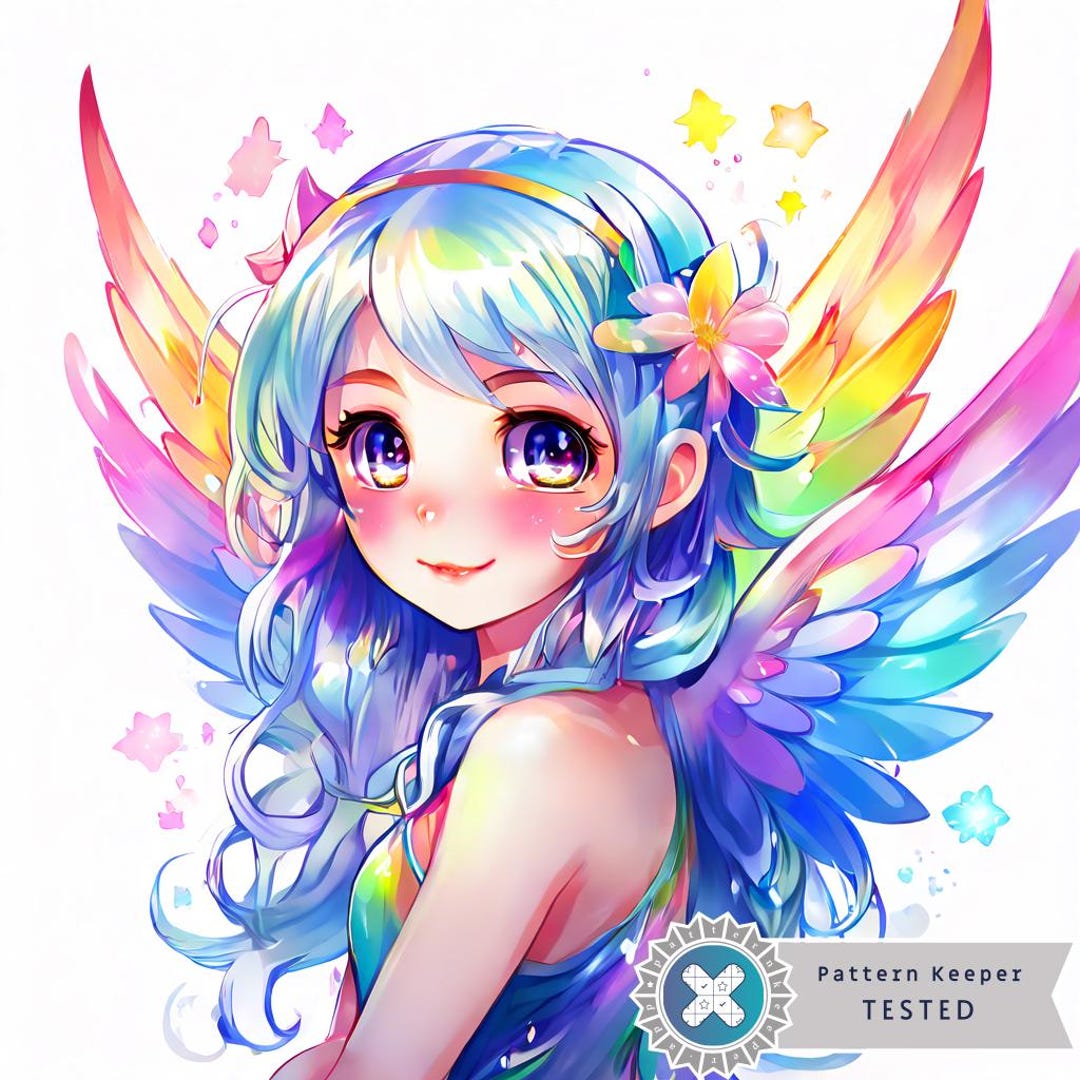 Rainbow Fairy Abby Cross Stitch Pattern, Instant Download, PDF Pattern ...