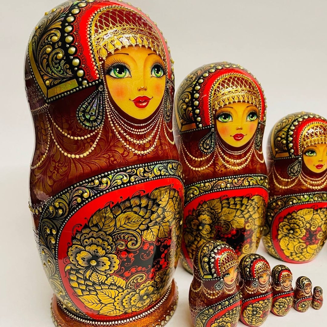 Матрешка матрешка бабушка укладка куклы - Etsy Australia