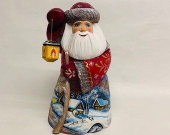 Wooden Handmade Santa