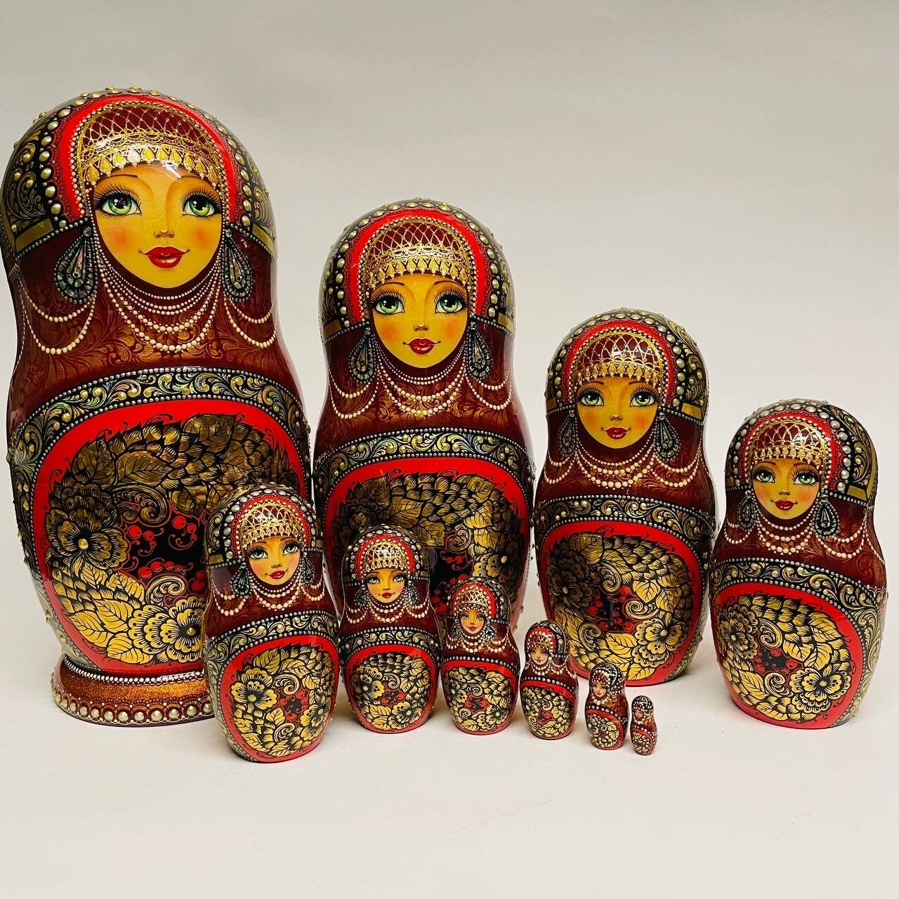 Матрешка матрешка бабушка укладка куклы - Etsy