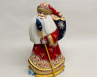 Wooden Handmade Santa