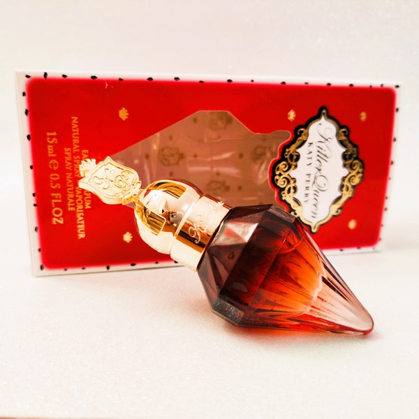 Killer Queen di Katy Perry eau de parfum EDT 15 ml Scatola 0,5 fl oz profumo fragranza profumo in miniatura mini con vaporizzatore