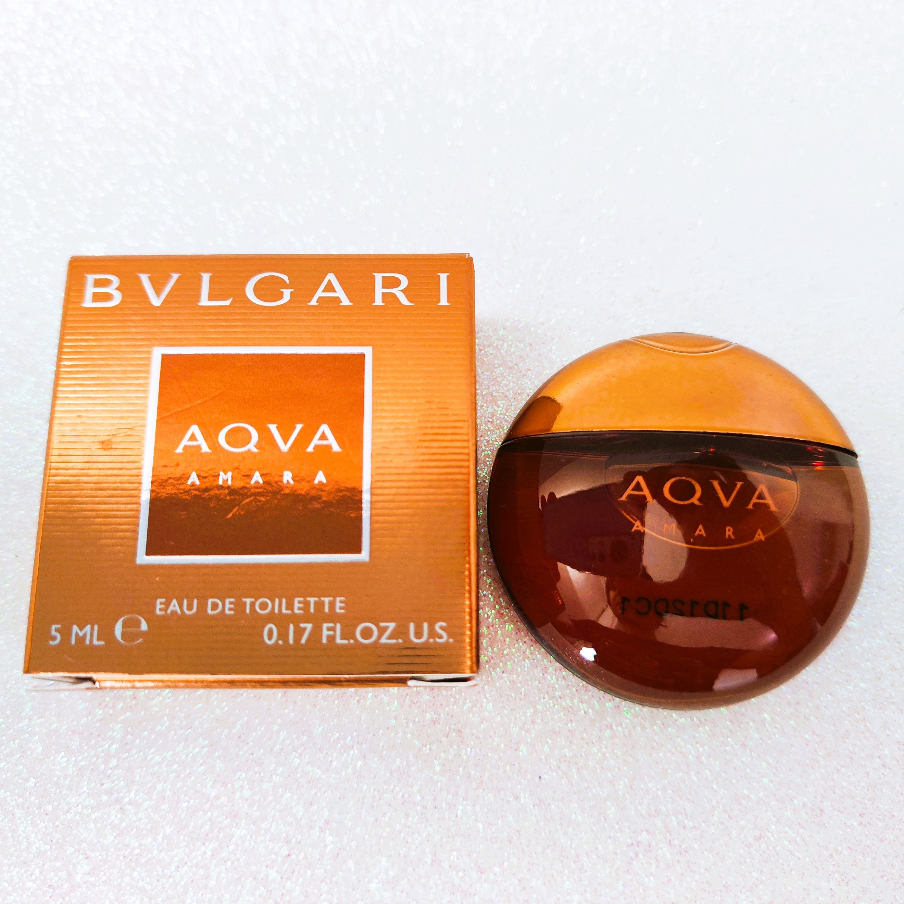 Bvlgari Aqva Amara Eau De Toilette EDT 5ml .17 Fl Oz Perfume Fragrance Parfum Miniature Mini Etsy Canada