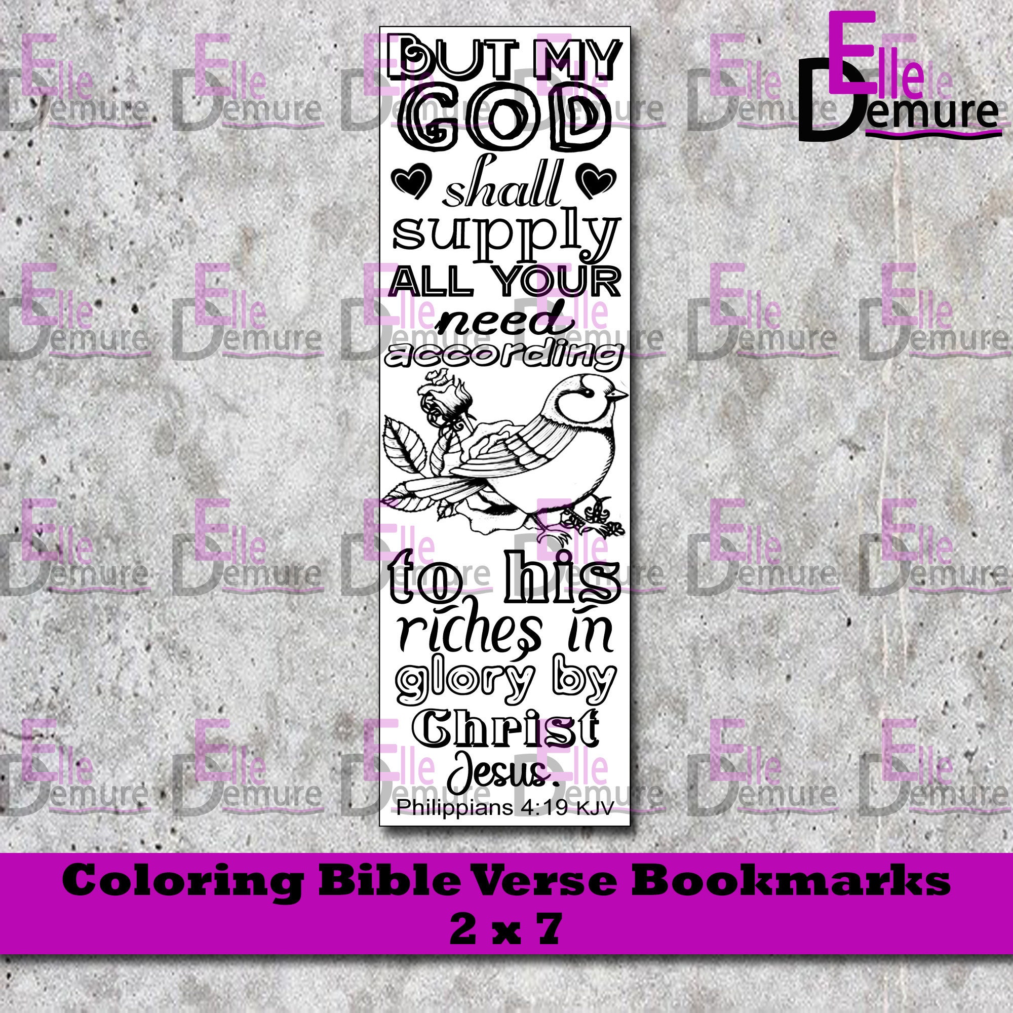 Printable Coloring Bible Verse Bookmarks, Bible Verse Bookmark ...