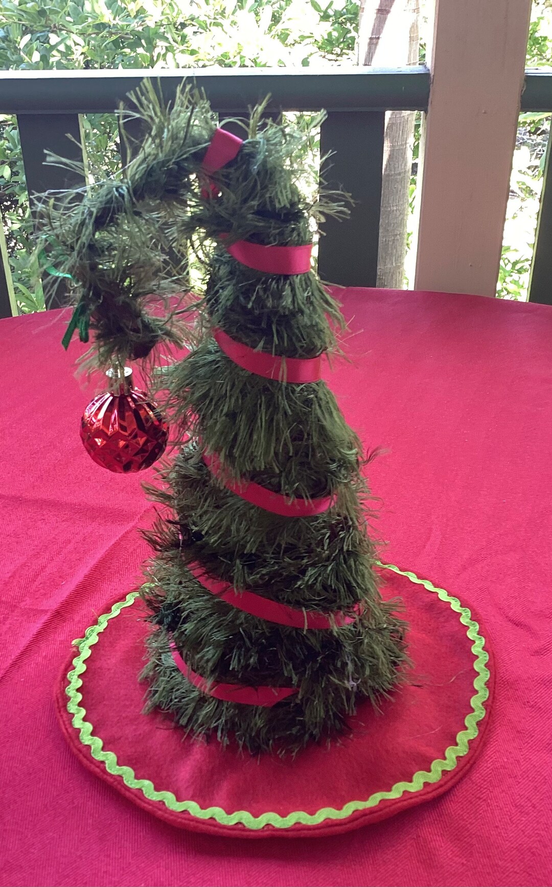 The Grinch Whoville Christmas Tree Table Decoration Etsy Australia