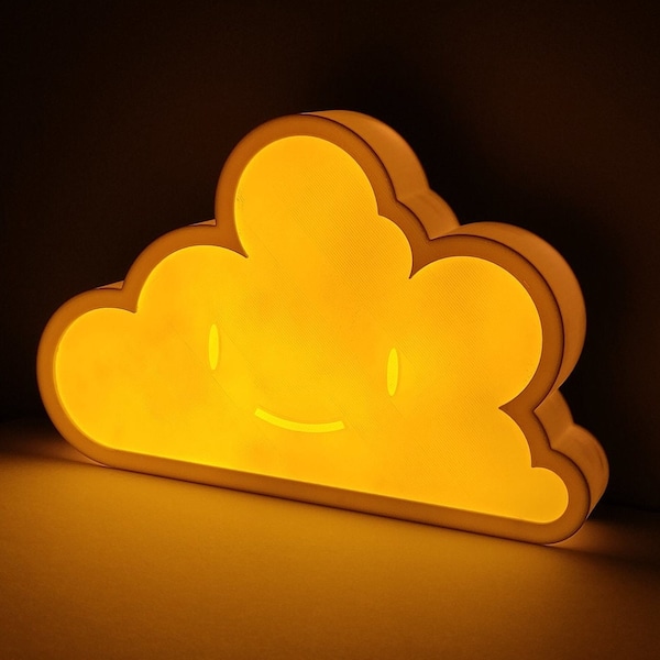 CUTE CLOUD Nachtlampje Neon Led Lightbox Teken Bureaulamp Bedlampje