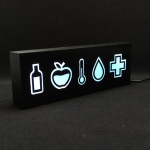 Survival Game Lightbox Sign