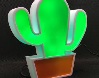 CUTE CACTUS Night Light