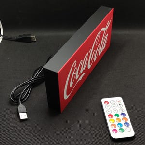 Coca-cola LED Lightbox Sign - Etsy