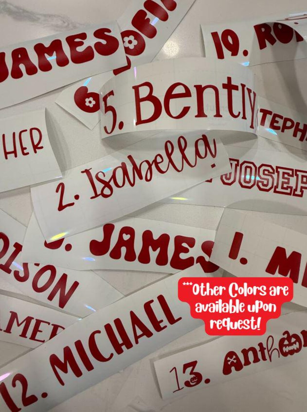 Personalized Name Vinyl Decals: Custom Stickers for Tumblers & Bottles ...