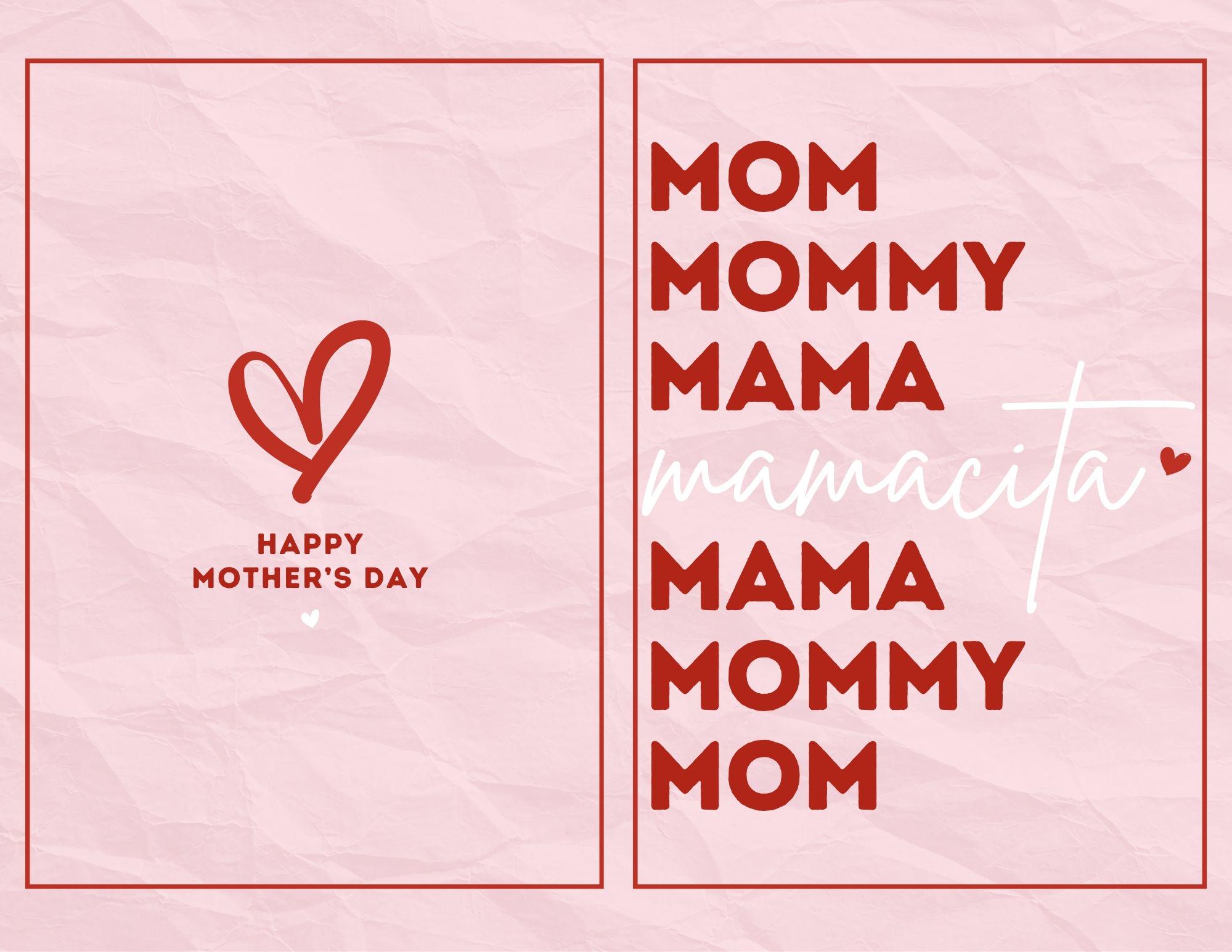 Editable Mother’s Day Card Canva Template | Funny Mom Card “mom Mommy ...