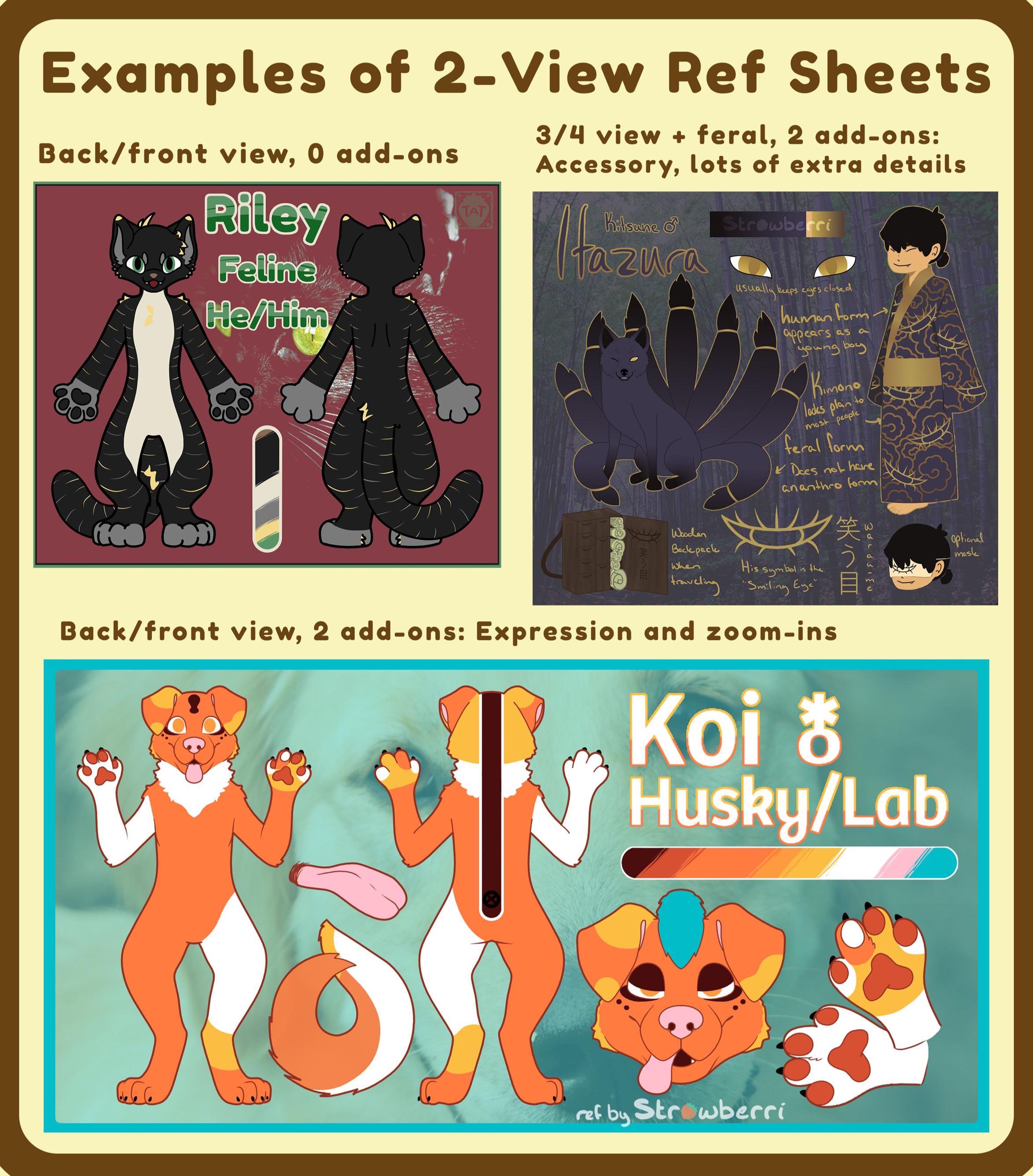 Custom Character Reference Sheet | Original Art (digital File) - Etsy
