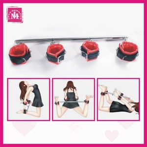 Spreader Bar Lingerie French Maid Rope Bondage Western BDSM