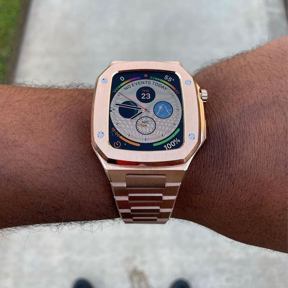 Rose Gold Calibre Concept Apple Watch Series 4/5/6/SE/7 Etsy