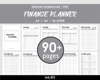 Financial Planners, Money Planners, Budget Bundle, Financial Logs, Expense Tracker, Saving Planners, Debt Management, Investment Logs, Money