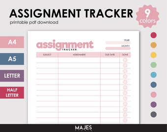 writing book planner Assignment Planner, Assignment Tracker, Table Assignments, Homework Tracker, Assignment Sheets, Assignment Book, Assignment Pad, Assignment