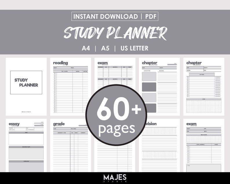 student planner, academic planner